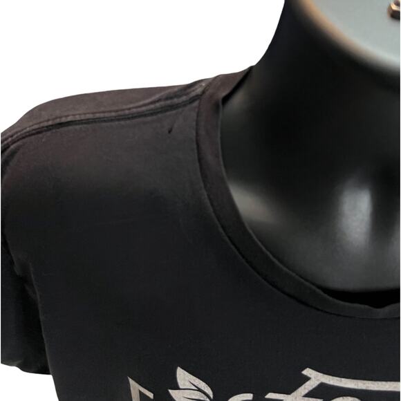 Foo Fighters Band T-Shirt Black 100% Organic text and wheat/leaf design - Unisex - Picture 5 of 11